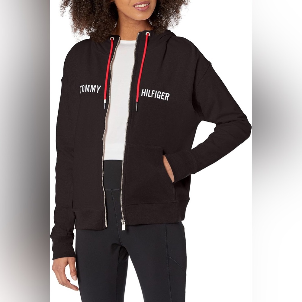 👉🏼Like New👈🏼 Women’s Tommy Hilfiger Performance Zip Hoodie Size:XL